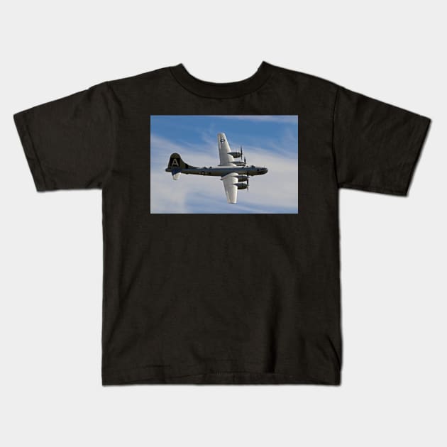 WWII B29 "Fifi" Kids T-Shirt by Bierman9